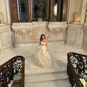 Myleene Klass stuns in angelic wedding dress – see the special moment