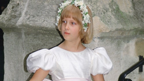 Lady Gabriella Windsor is an angelic bridesmaid in unearthed royal wedding photo