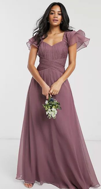 dusty pink bridesmaid dresses