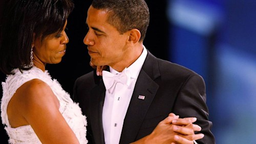 Michelle Obama's controversial wedding outfits revealed in unearthed photo
