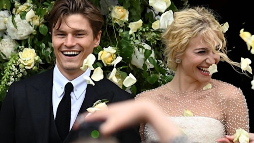 Pixie Lott's embellished bridal dress is more beautiful than we expected – first wedding photos