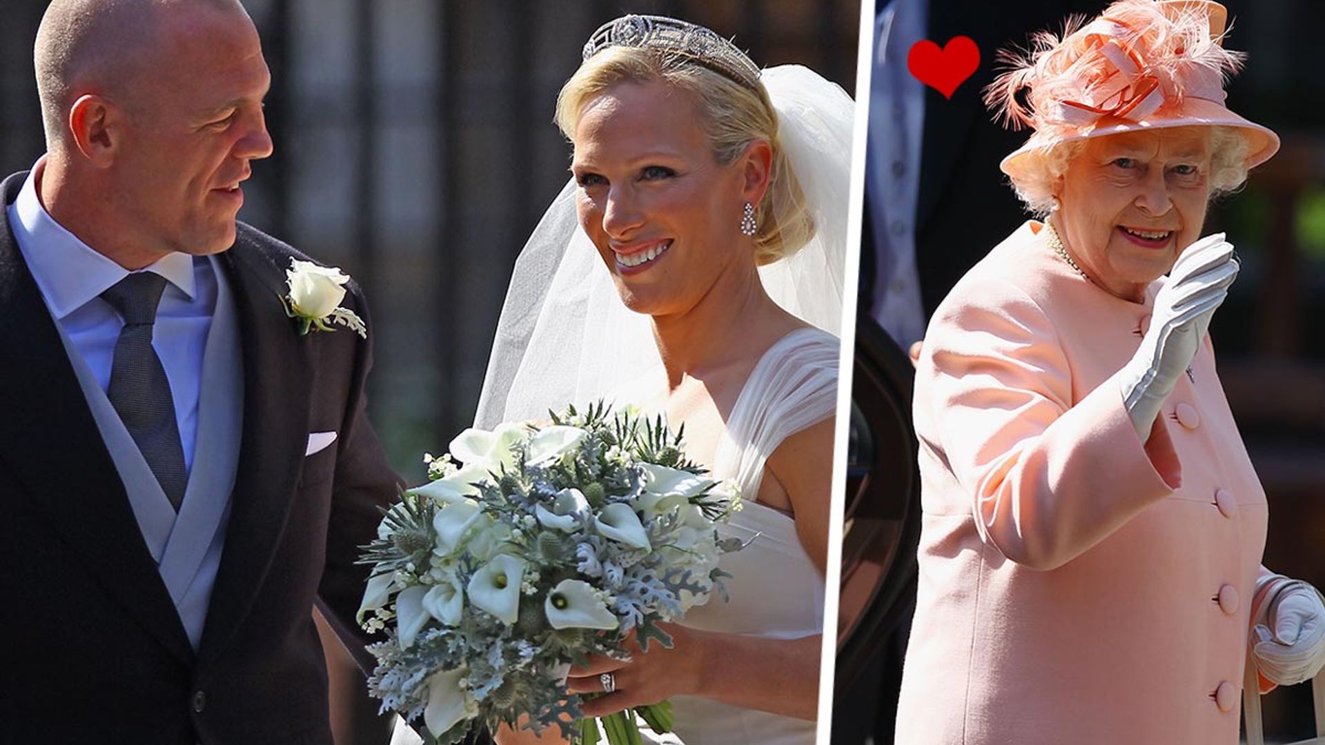 Zara Tindalls Stunning Wedding Had Heartfelt Nods To Grandmother The Queen Best Photos Hello