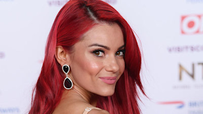 Bridesmaid Dianne Buswell sparks reaction in low-cut dress in new wedding clip