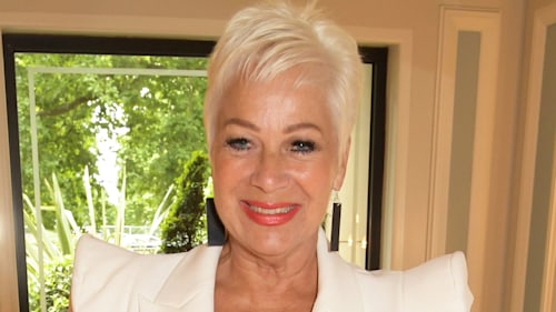 Denise Welch rocked bump-concealing bridal dress for second wedding - photo