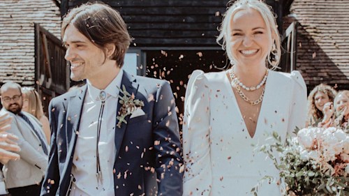 'I transformed my friend's eBay wedding dress into my sustainable bridal gown – with zero waste'