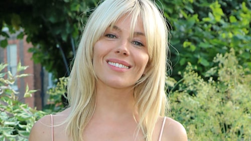 Sienna Miller looks divine in cut-out maid of honour gown for lakeside wedding