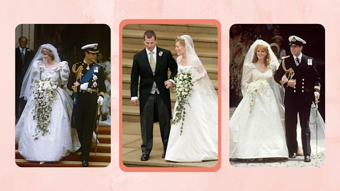 Royals on their wedding days