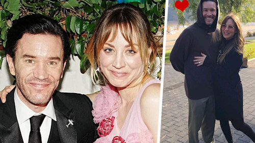 Pregnant Kaley Cuoco's unique ring in loved-up photos with Tom sparks wedding debate