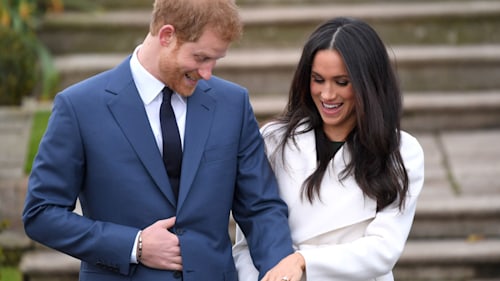 Prince Harry down on one knee in low-key garden proposal to Meghan – new photo