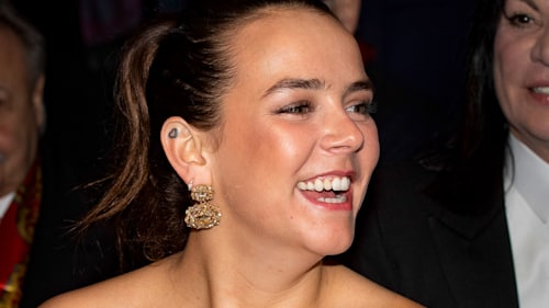 Princess Charlene's niece Pauline Ducruet's cut-out wedding guest dress has the serious wow factor