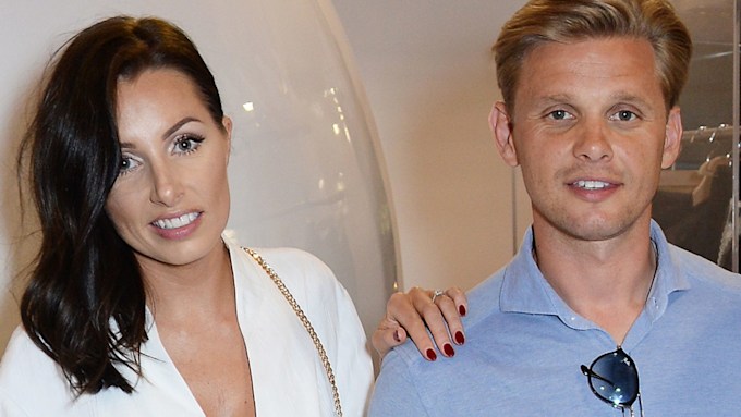 Jeff Brazier not smiling next to his wife Kate