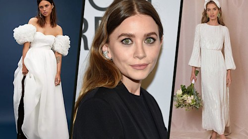 10 cool-girl wedding dresses Ashley Olsen might have worn on her wedding day