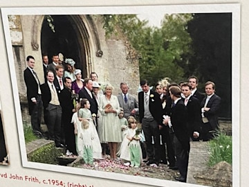 Queen Consort Camilla and King Charles at Laura Lopes' wedding