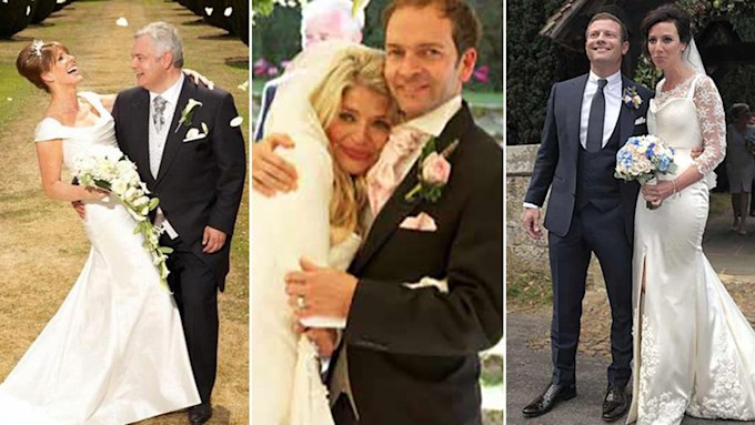 This Morning's Ruth Langsford, Holly Willoughby and Dermot O'Leary on their wedding days