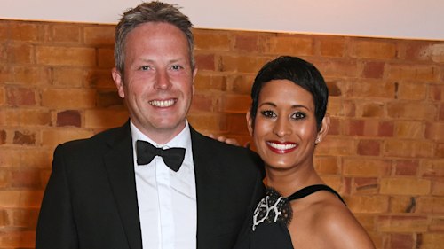 Naga Munchetty is a radiant bride in rarely-seen wedding photo