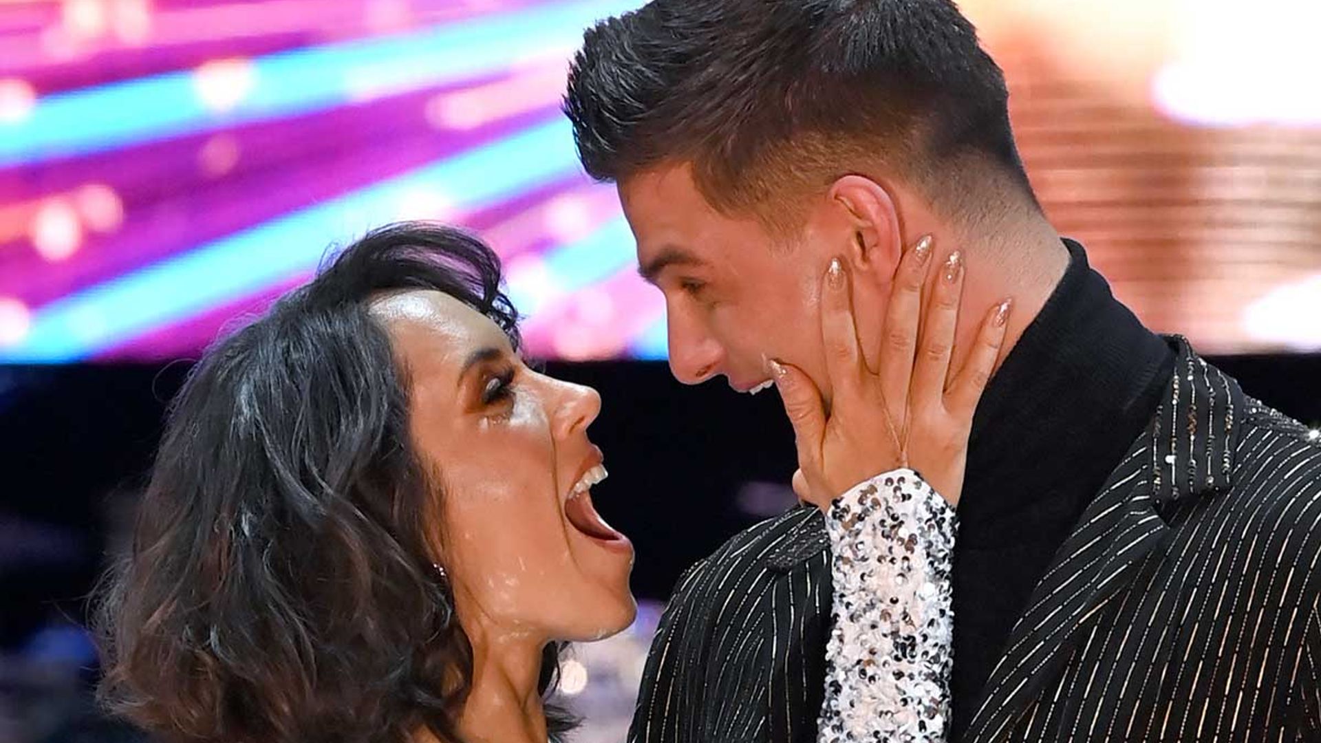 Pregnant Manrara and Aljaz Skorjanec's extra special