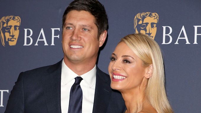 Vernon Kay and Tess Daly at the BAFTAs