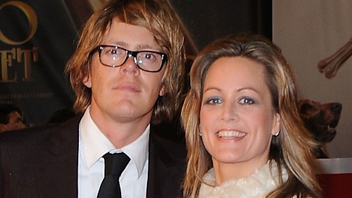 Beyond Paradise's Kris Marshall's glam bride recycled fur-covered gown for snowy wedding
