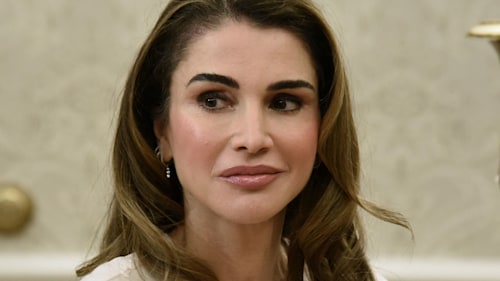 Queen Rania's mother-of-the-bride outfit's subtle link to late Queen Elizabeth