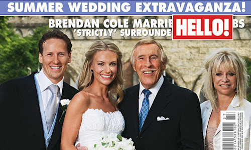 Only in HELLO!'s summer special: Tears of joy as Brendan weds his model bride