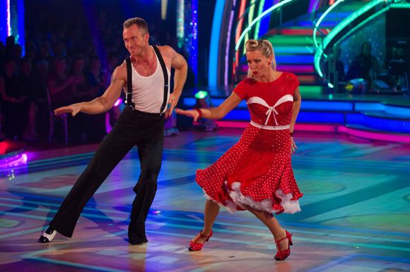 Denise Van Outen And Louis Smith Sit At The Top Of Strictly Come 