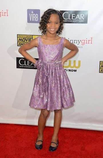 Youngest-ever Oscar nominee Quvenzhane Wallis wins Critics' Choice ...