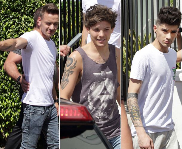Robbie Williams calls boy band One Directions tattoos horrendous | HELLO! Robbie Williams calls boy band One Directions tattoos horrendous | HELLO!