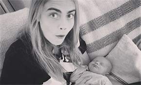 Cara Delevingne posts pics of baby nephew | HELLO!