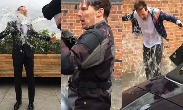 Benedict Cumberbatch Pulls Out All The Stops For Als Ice Bucket