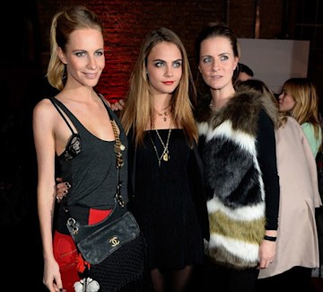 Cara Delevingne and sisters out with their father Charles | HELLO!