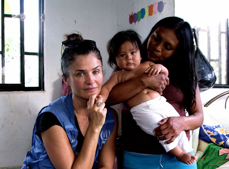 Helena Christensen shares her story on World Refugee Day HELLO!