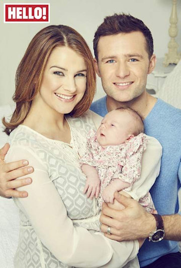 Harry and Izzy Judd introduce baby Lola exclusively to HELLO! | HELLO!