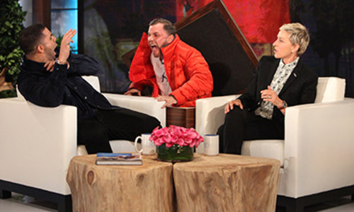 Drake being scared on Ellen is the best video you'll watch today