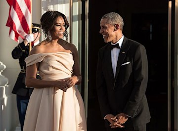 Michelle Obama's sweet greeting for Barack on his 55th birthday | HELLO!