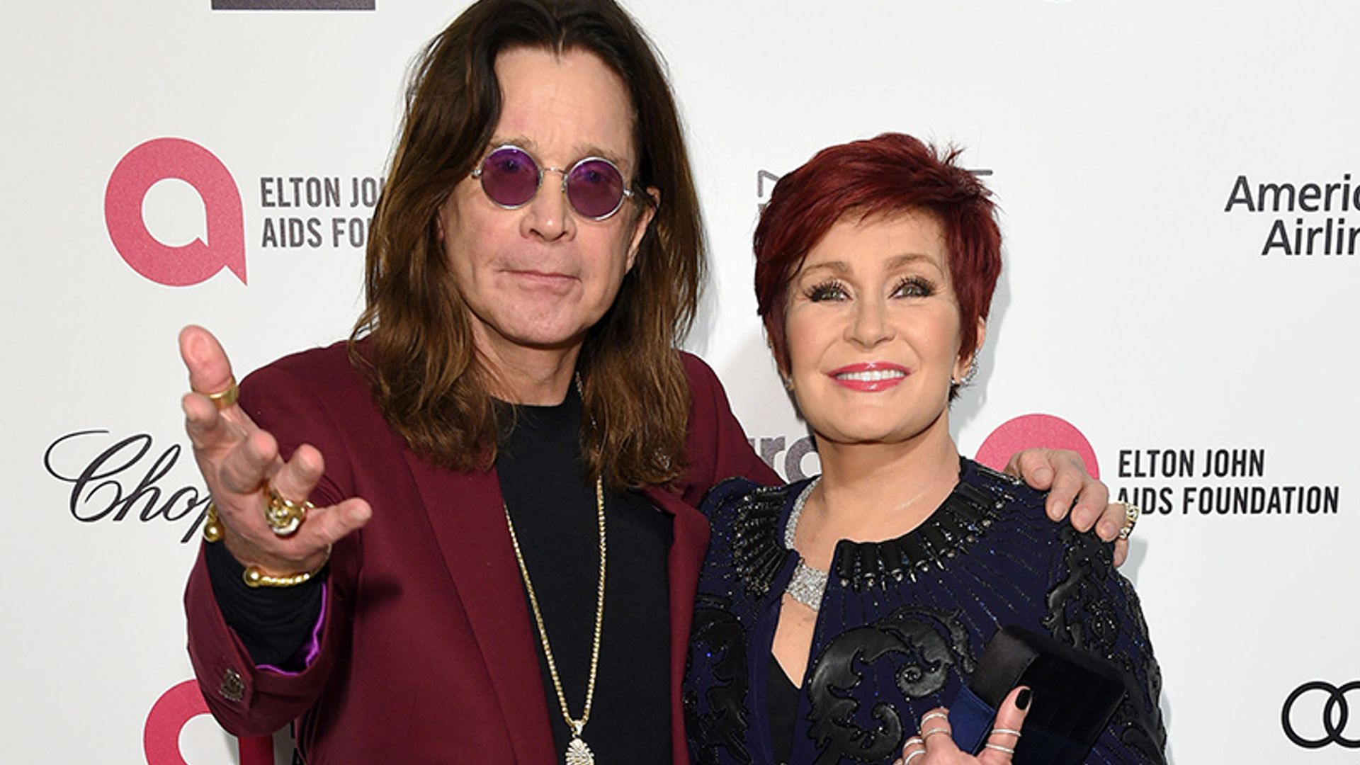 sharon and ozzy osbourne wedding photos
