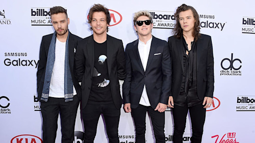 One Direction reunite to support Louis Tomlinson's solo performance on The X Factor
