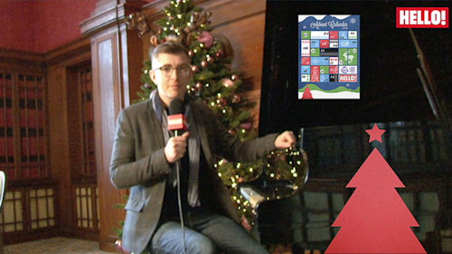 Choirmaster Gareth Malone shakes his jingle bells as he prepares for a chart-topping Christmas with HELLO!