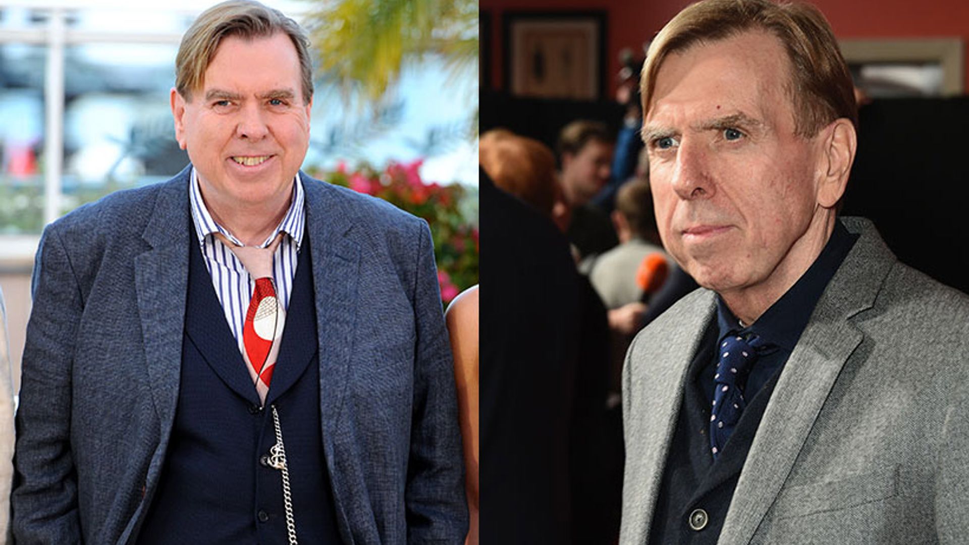 Timothy Spall shows his amazing weight loss at premiere of new film ...