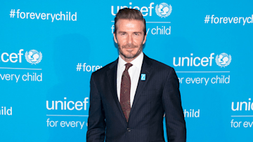 David Beckham at UNICEF event