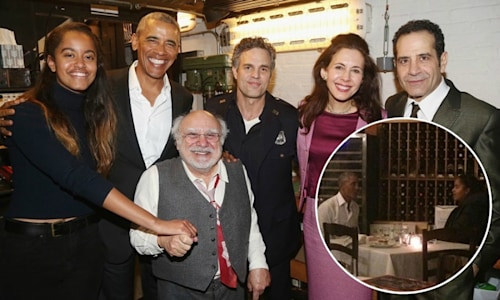 Barack Obama takes daughter Malia to dinner and a show in NYC