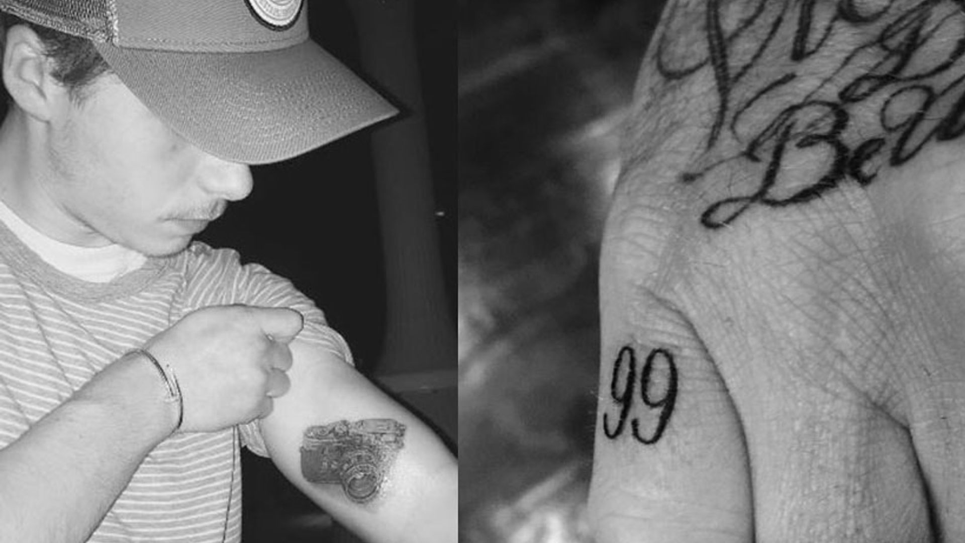 The Beckham family's tattoo collection and the meanings behind them | HELLO! The Beckham family's tattoo collection and the meanings behind them | HELLO!