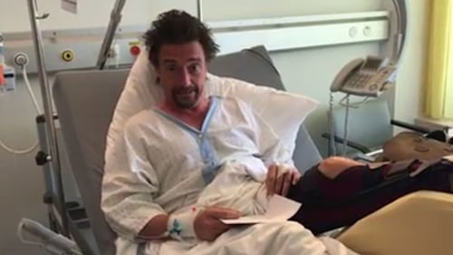 Richard Hammond apologises to wife and children following car crash