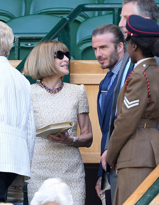 David Beckham Takes His Mum Sandra To Wimbledon Hello