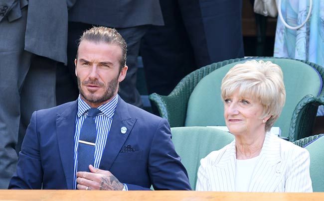 David Beckham Takes His Mum Sandra To Wimbledon Hello