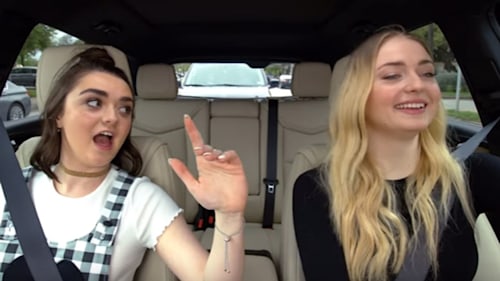 WATCH: Maisie Williams, Sophie Turner and Ariana Grande latest celebs to star in Carpool Karaoke