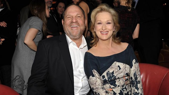 Meryl Streep with Harvey Weinstein
