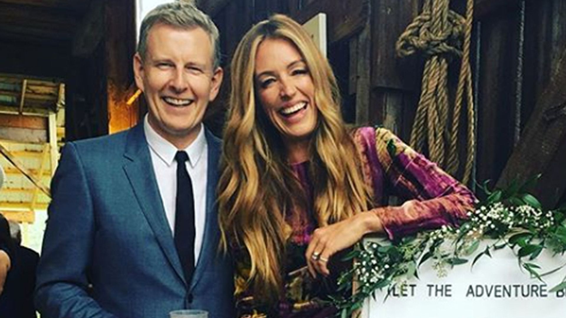 Cat Deeley and Patrick Kielty kiss in epic wedding photo | HELLO!