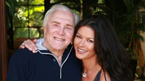 Catherine Zeta-Jones shares birthday message for father in law Kirk Douglas as he turns 101