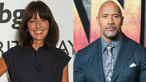 Davina McCall receives message from The Rock following her split