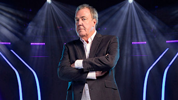 Jeremy Clarkson posing on Who Wants to Be a Millionaire